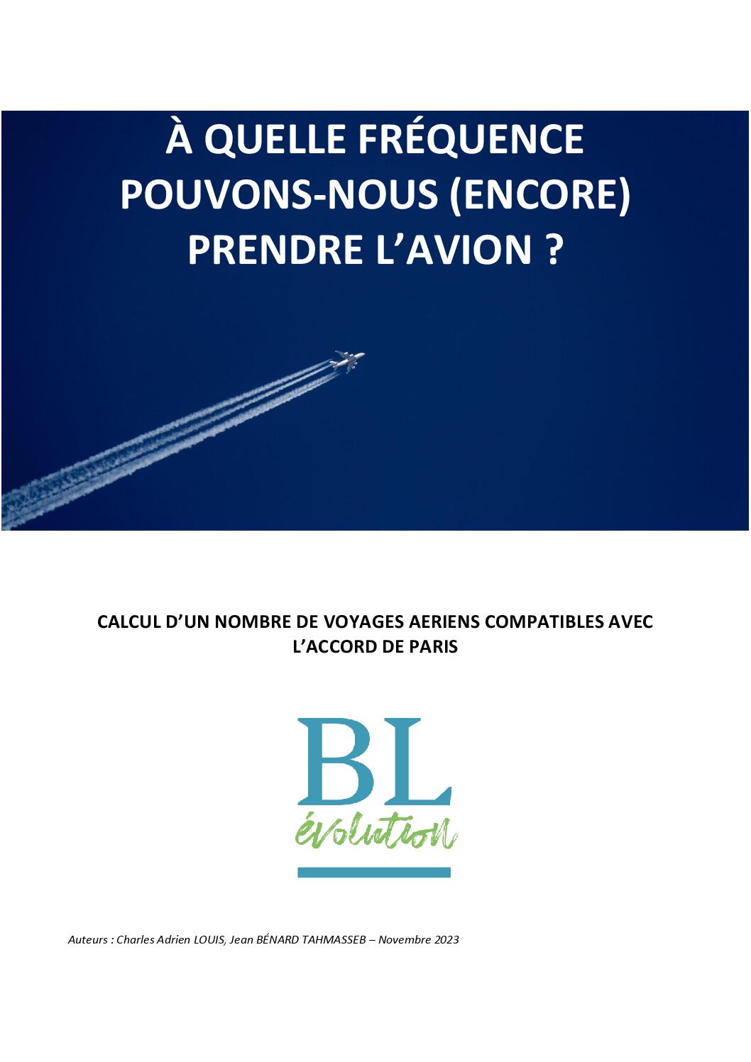 À quelle fréquence pouvons-nous encore prendre l’avion ?